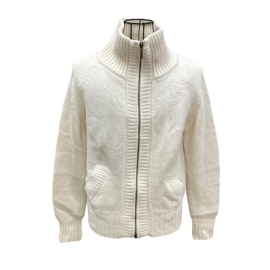 BURBERRY LONDON /バーバリーロンドン フルジップ ニット 長袖 ワン