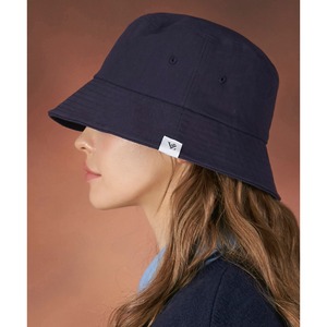 [VARZAR] Herringbone label bucket hat navy  正規品 韓国ブランド 韓国ファッション 韓国代行 ハット