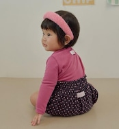 【取寄】CHIP ボンボンヘアバンド|秋服|韓国子供服|26/AT