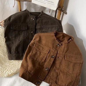 cut processing casual vest