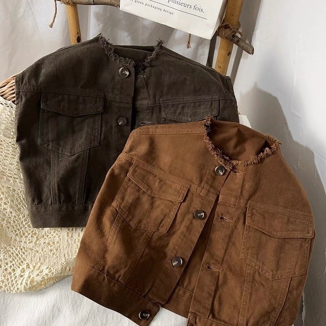 cut processing casual vest