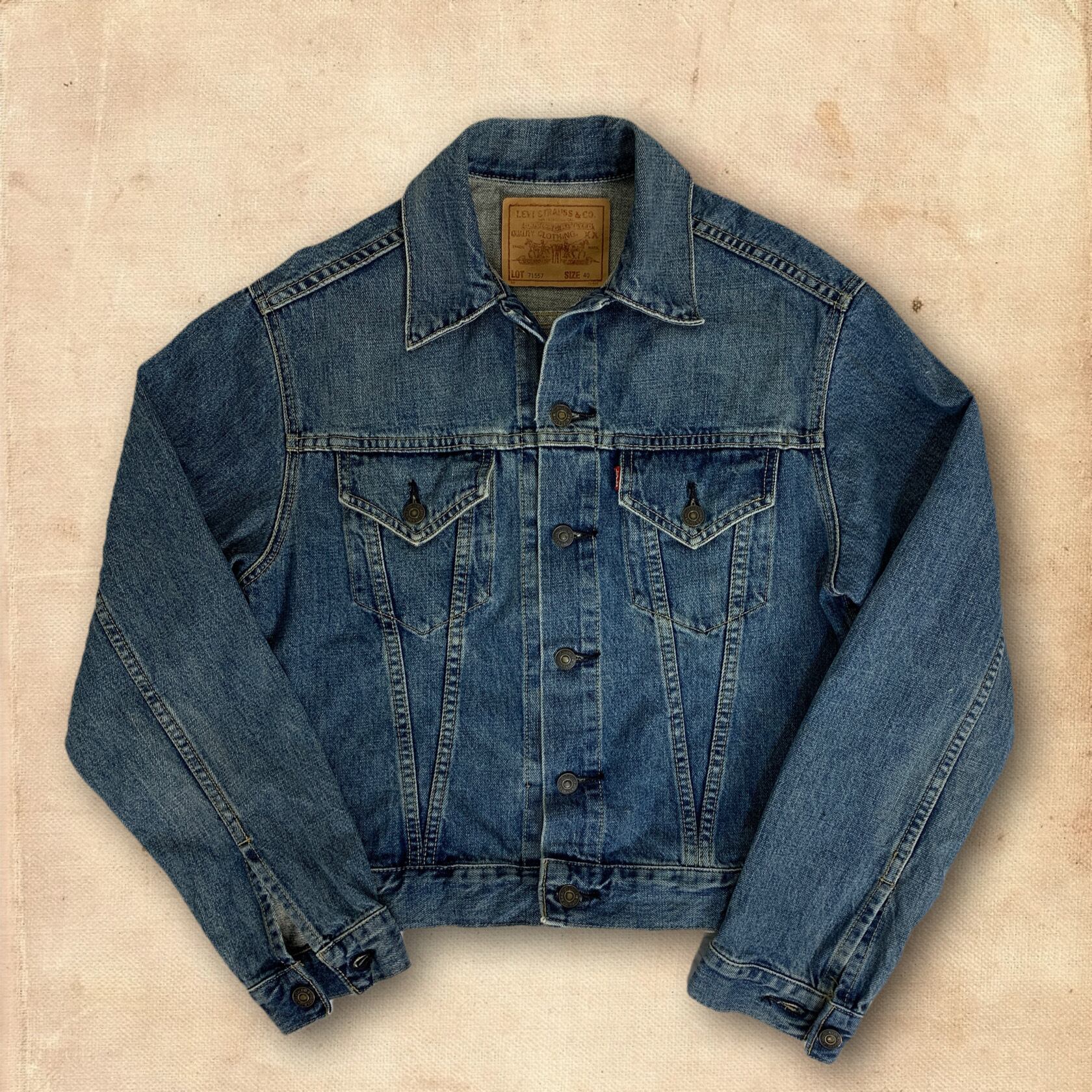 Levi's 71557】リーバイス 3rd デニムジャケット 97年 ビッグE 38