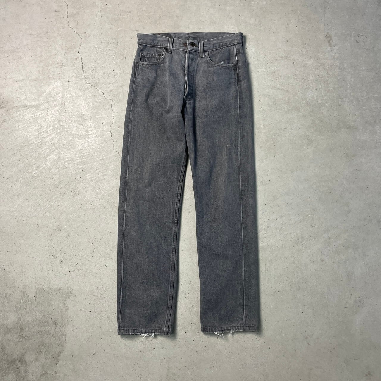 90年代 USA製 Levi's リーバイス 501-0658 先染め ブラック デニム 