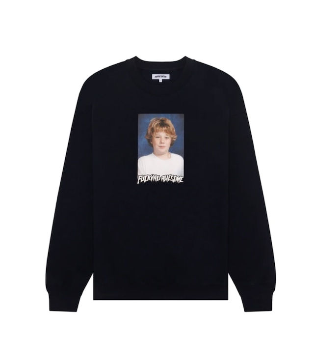 FUCKINGAWESOME / Jake Anderson Class Photo Crewneck / BLACK