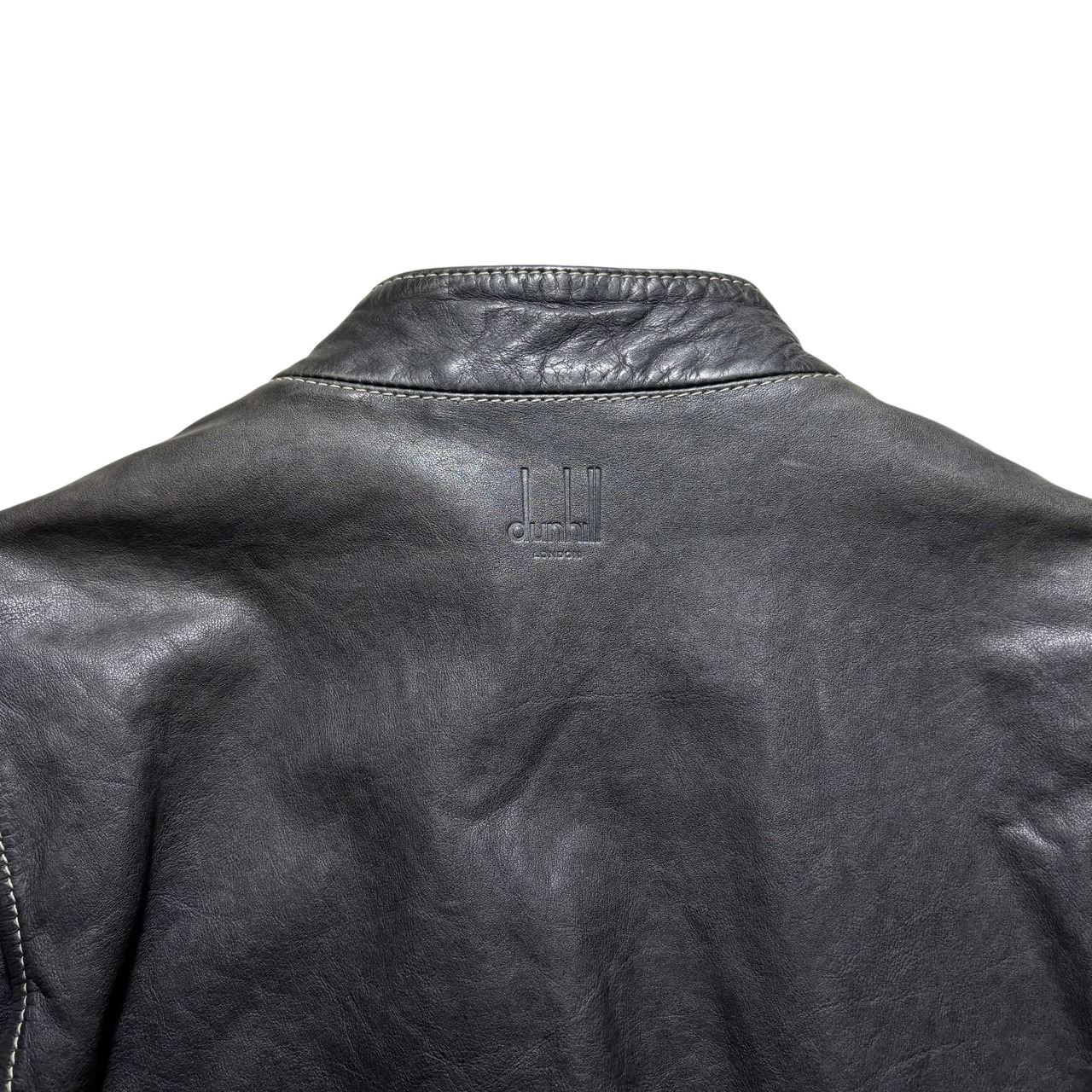 DUNHILL calfskin single riders jacket