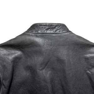 DUNHILL calfskin single riders jacket