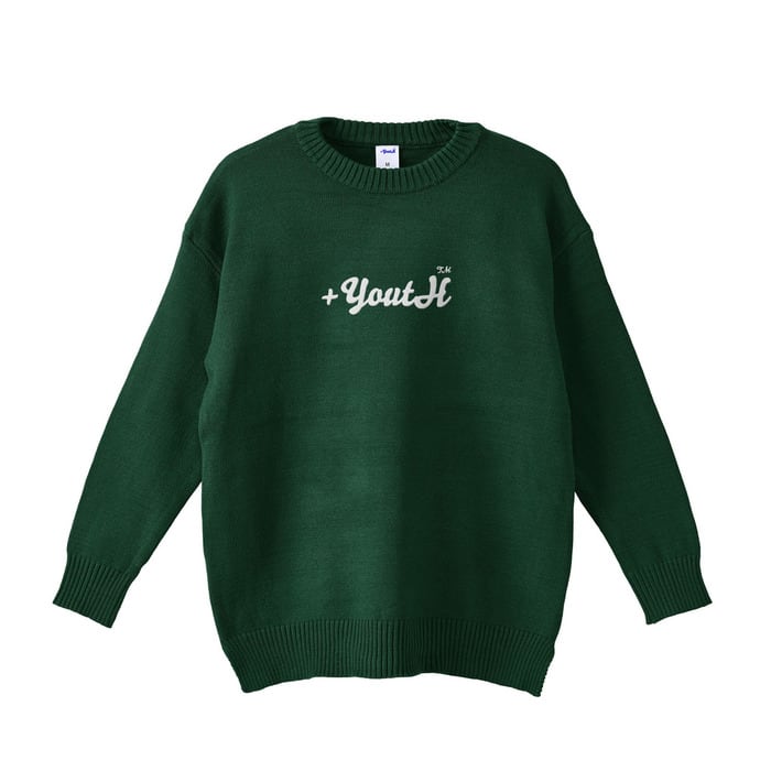 +YoutH Crew neck knit sweater YH3786