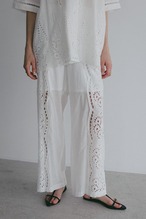 MANOF CUT WORK LACE PANTS 2色展開