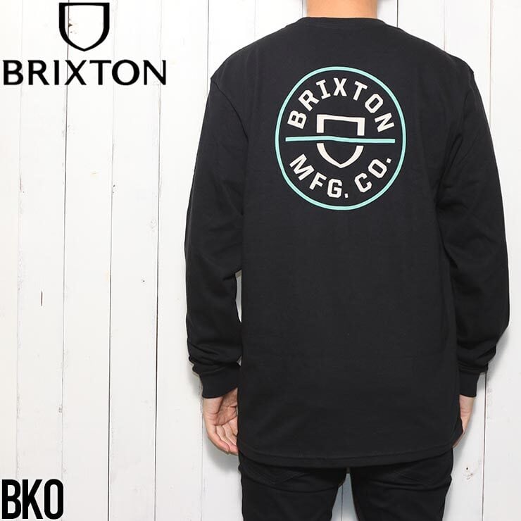 ロングスリーブTシャツ ロンT BRIXTON ブリクストン CREST L/S TEE