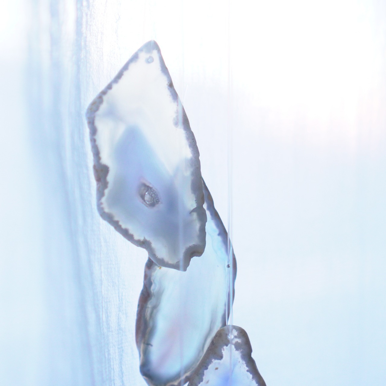 RYUSEIU - アゲートヒーリングチャイム / Agate Sun Catcher Wind Chime 1045