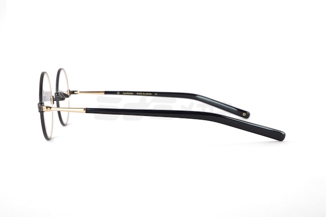 KameManNen メガネ KMN-775PA MBK/GD 42サイズ ラウンド 一山 クラシカル カメマンネン 鯖江 日本製 正規品-3枚目