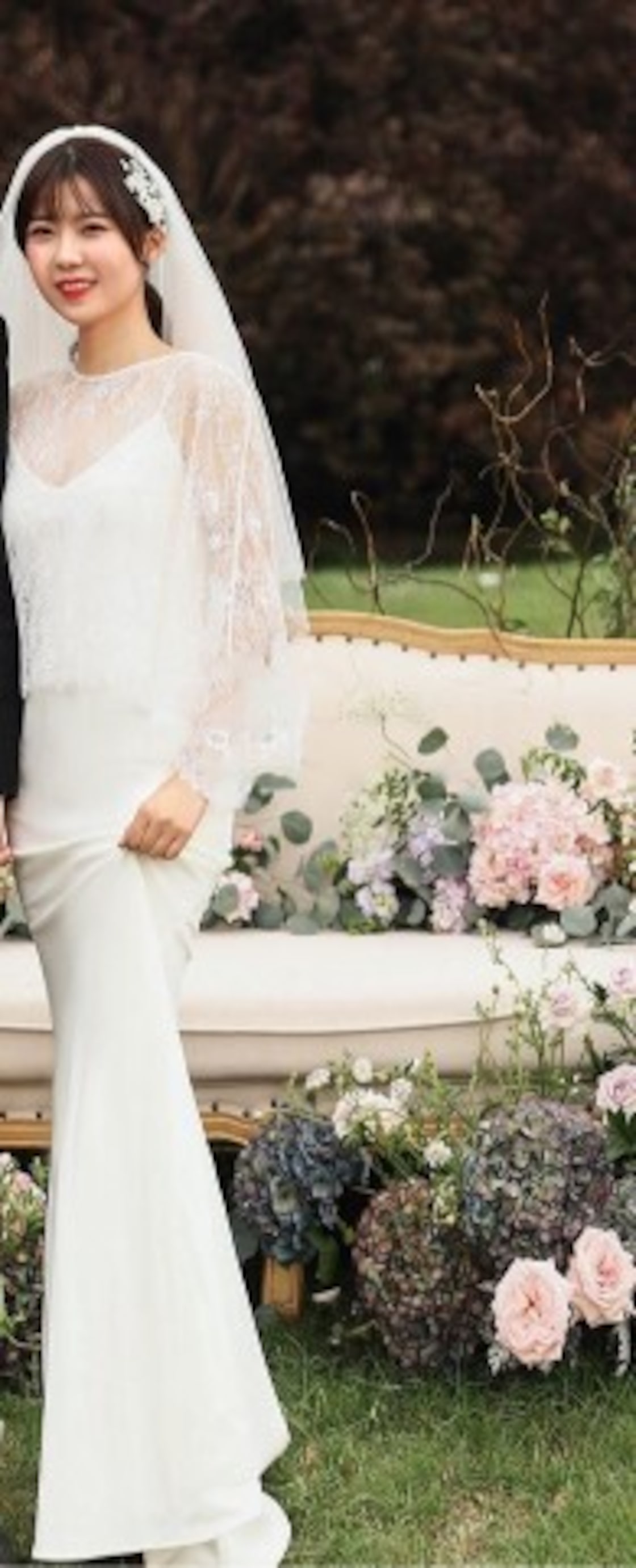 エレガント ウエディングドレス 2点セット マーメイドライン 優雅な  