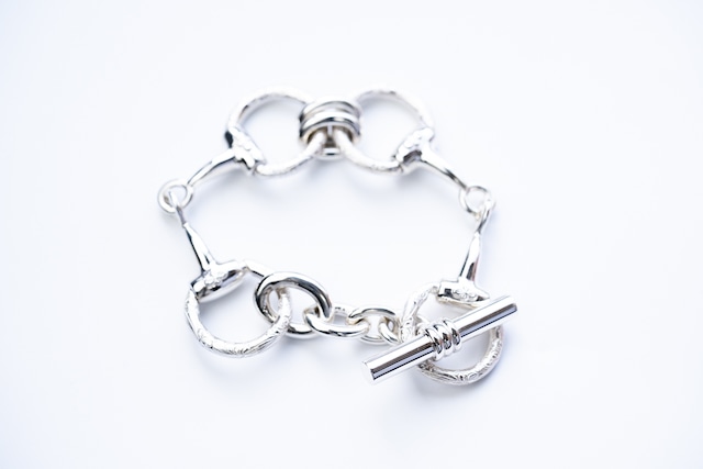 BN-080  Horse bit bracelet double