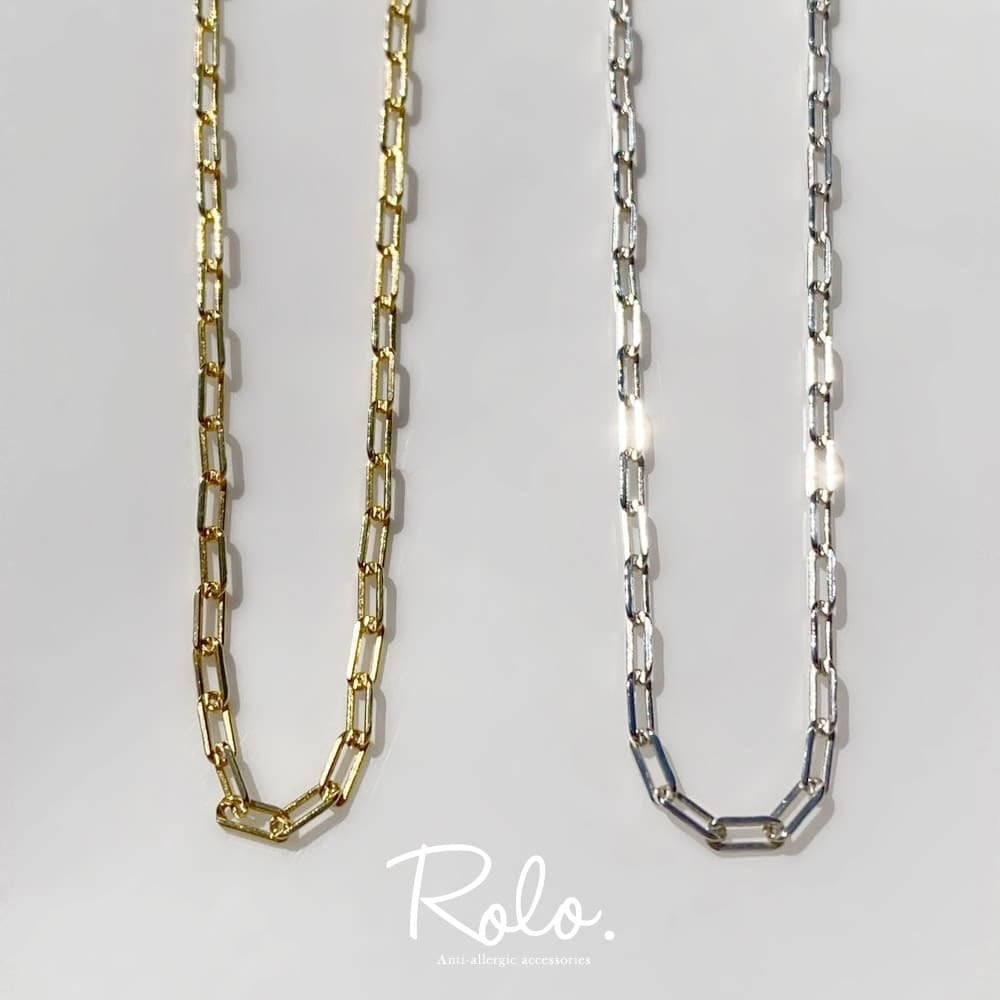 chigo　オーバルチェーンネックレス オーバルチェーンネックレス シルバー925 | Roloshop BASE店