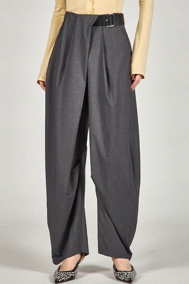 【25AW】PRANK PROJECT プランクプロジェクト / Asymmetrical Belt Pants / パンツ