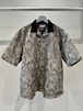 Mercury Mini Button Paisley Black Collar Shirt