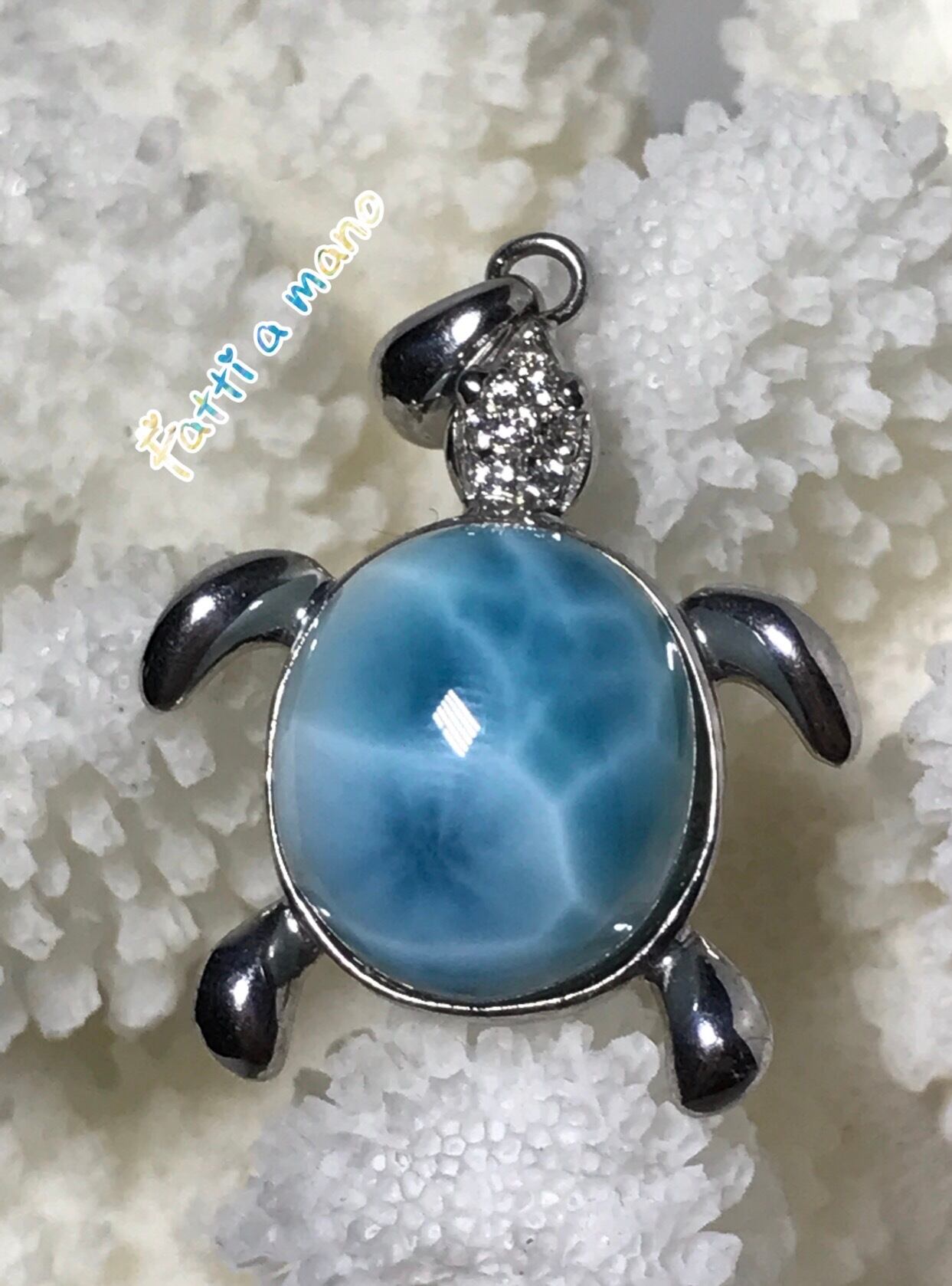 ホヌのラリマーリング ホヌのラリマーリング