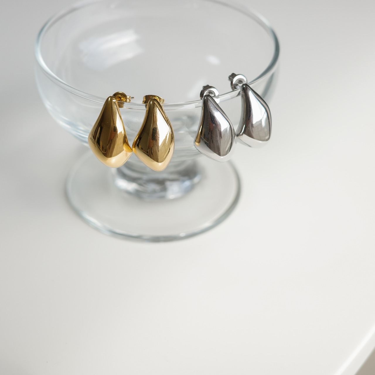 【ピアス･イヤリング】stainless blossom pierce SP401