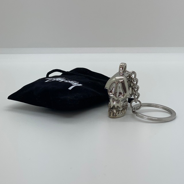 STUSSY SKULL KEYCHAIN ステューシー スカルキーチェーン