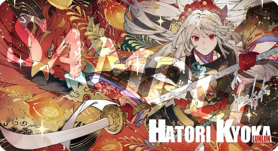 限定少量生産★匈歌ハトリ先生★直筆サイン入り★神を放つ★プレイマット