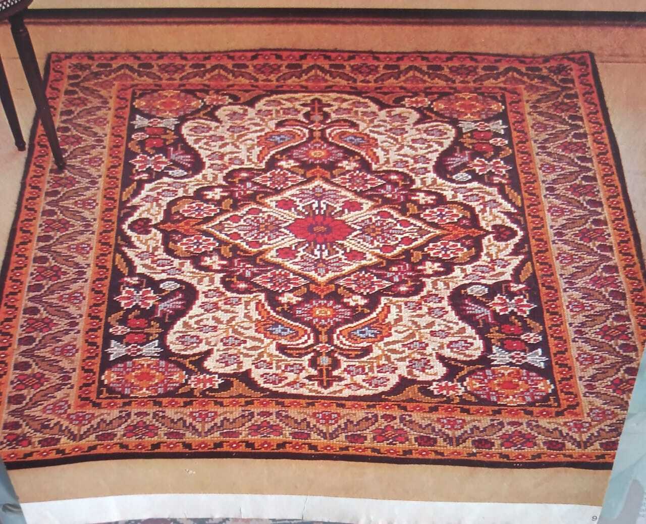 タペサリア下絵済み刺繍布刺繍布＿Tapet 絨毯特大 | メルカジーニョ