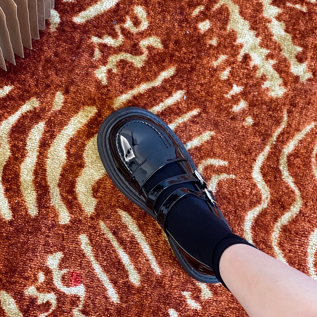 レザーサマーレッド 靴 シューズ 夏物 部族の婦人靴82141881688