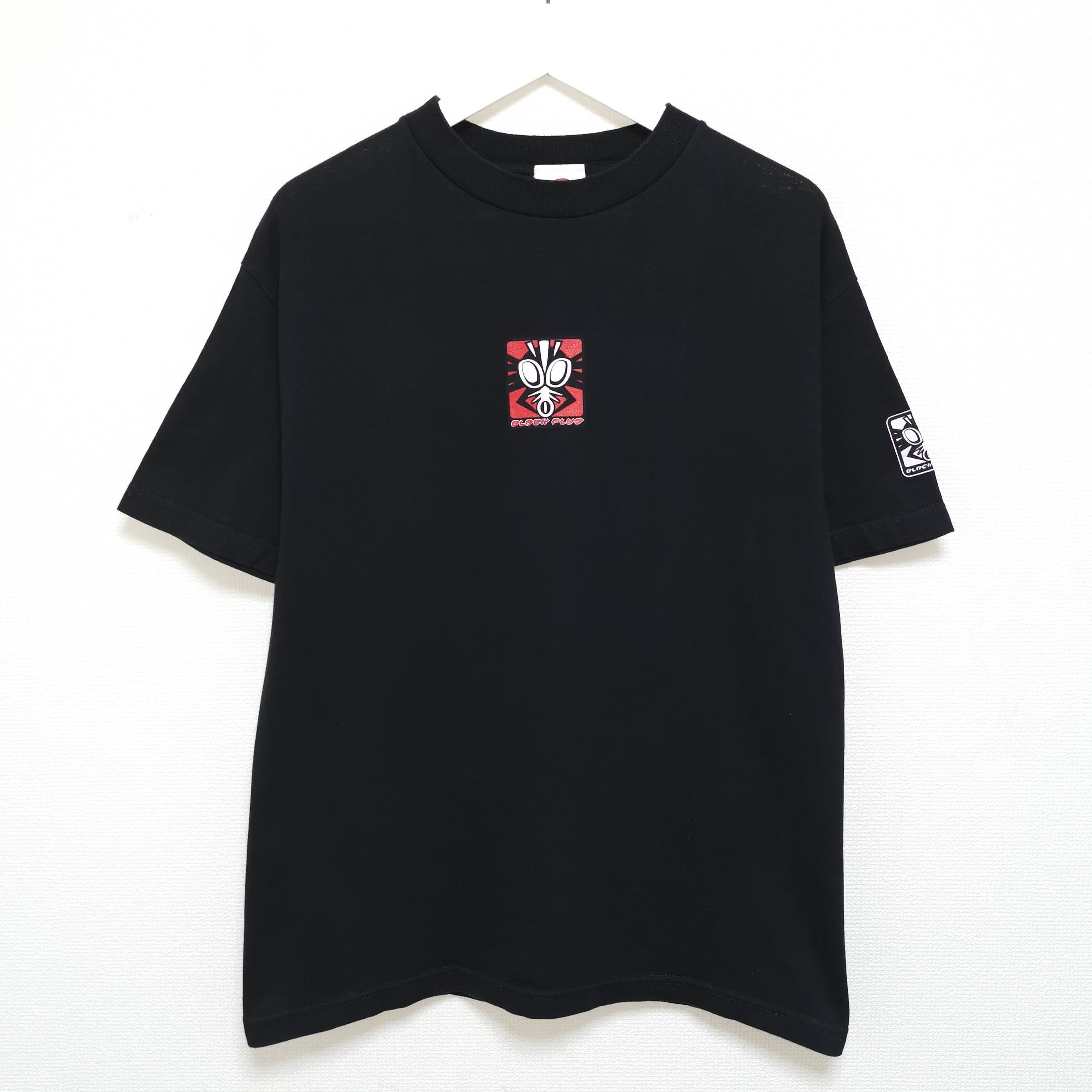 送料無料 M 90s オールド ナイキ NIKE Tシャツ スウォッシュ 銀タグ 黒