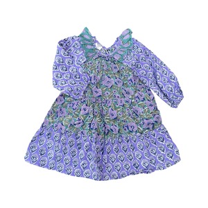 ３-４才⭐︎ saruche baccha フリルサイドネックワンピース