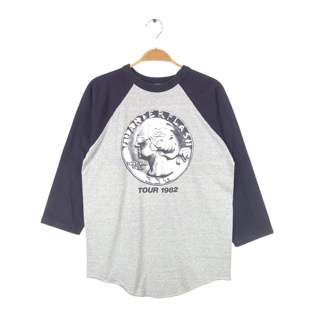 80s クォーターフラッシュ ヴィンテージTシャツ TOUR 1982 ロックTシャツ QUARTERFLASH メンズM 古着 @AAA1551