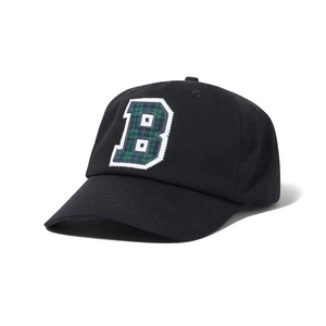 BUTTERGOODS COLLEGIATE 6 PANEL CAP BLACK