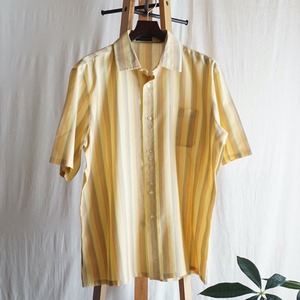 Julien Canavère ストライプ柄シャツ 80-90's France [C2887]