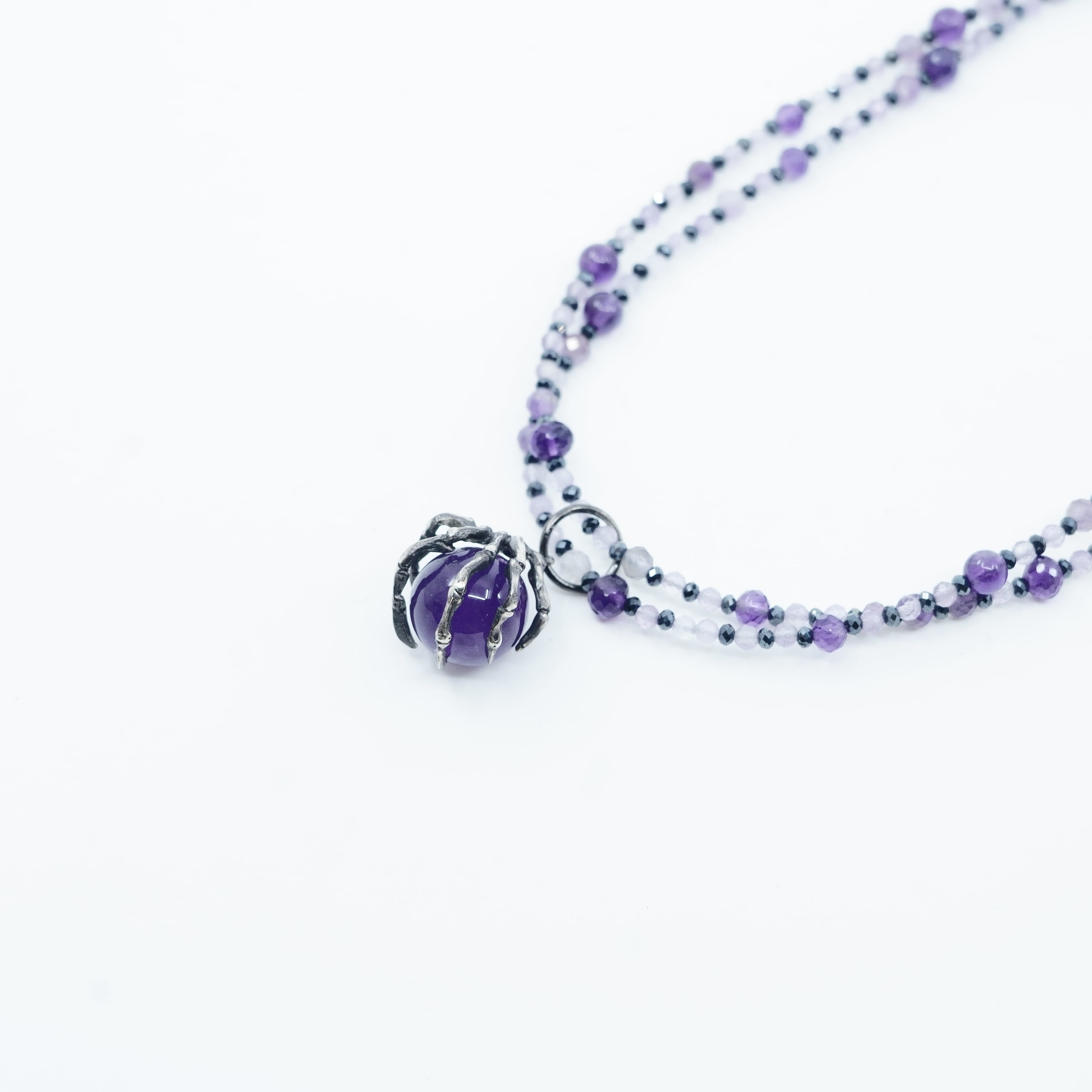 ガンダ gunda アメジスト 2024 1st】gunda<ガンダ>DEVIL 4 NECKLACE/A/AMETHYST [デビル 4