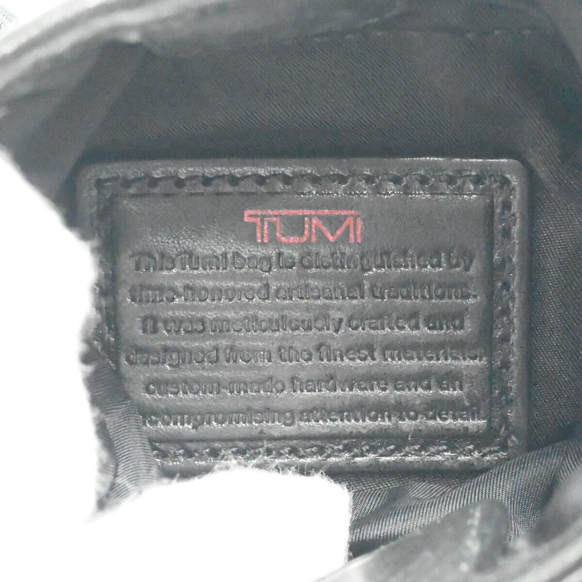 TUMI トゥミ サコッシュ ナイロン/レザ— ショルダーバッグ ブラック