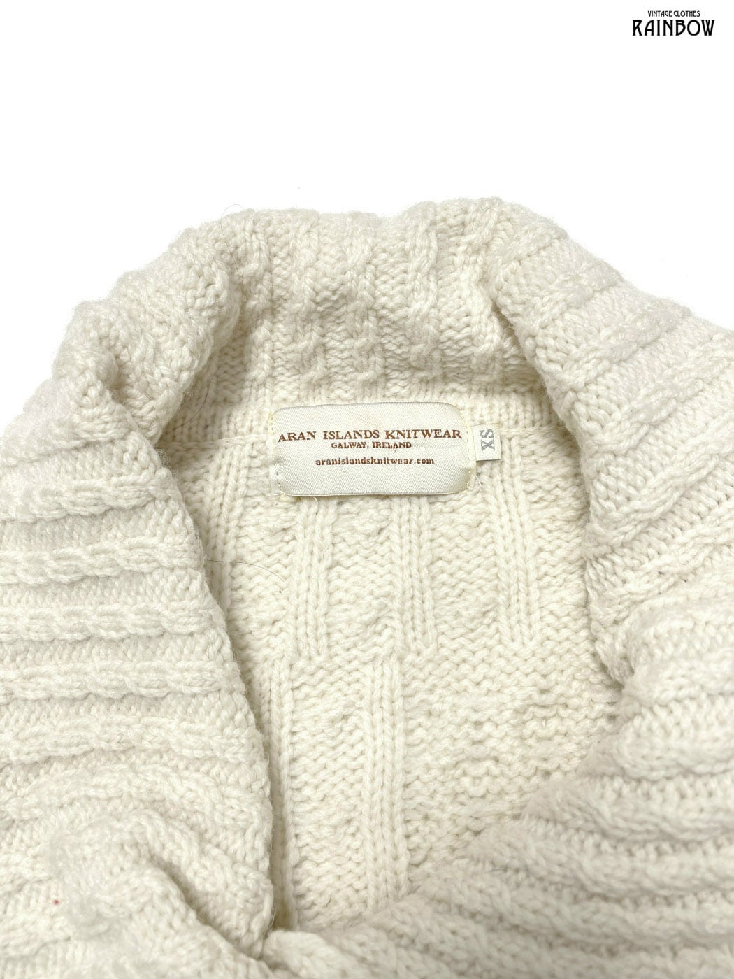 Aran Islands ケーブル編みセーター クリーム色 ARAN islands Galway