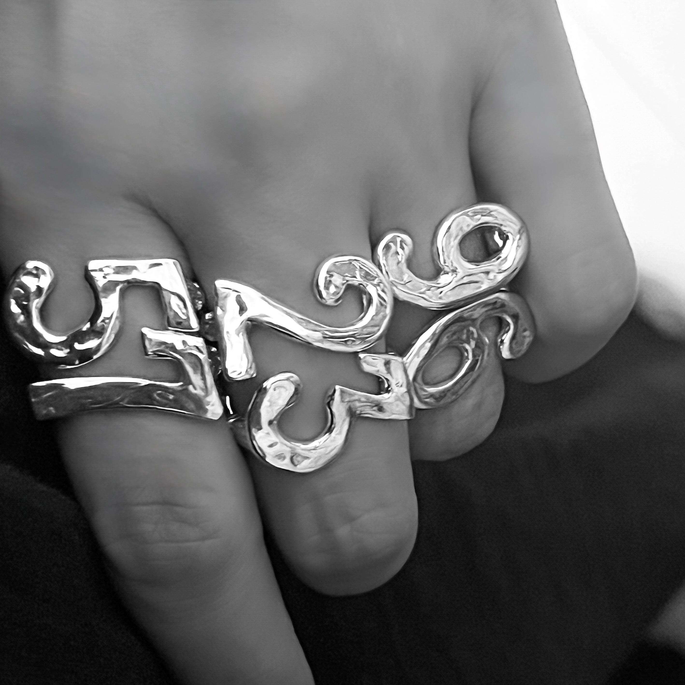 Numero Ring L ／数字0〜9のリング L（10号〜17号） | Mano Pigra