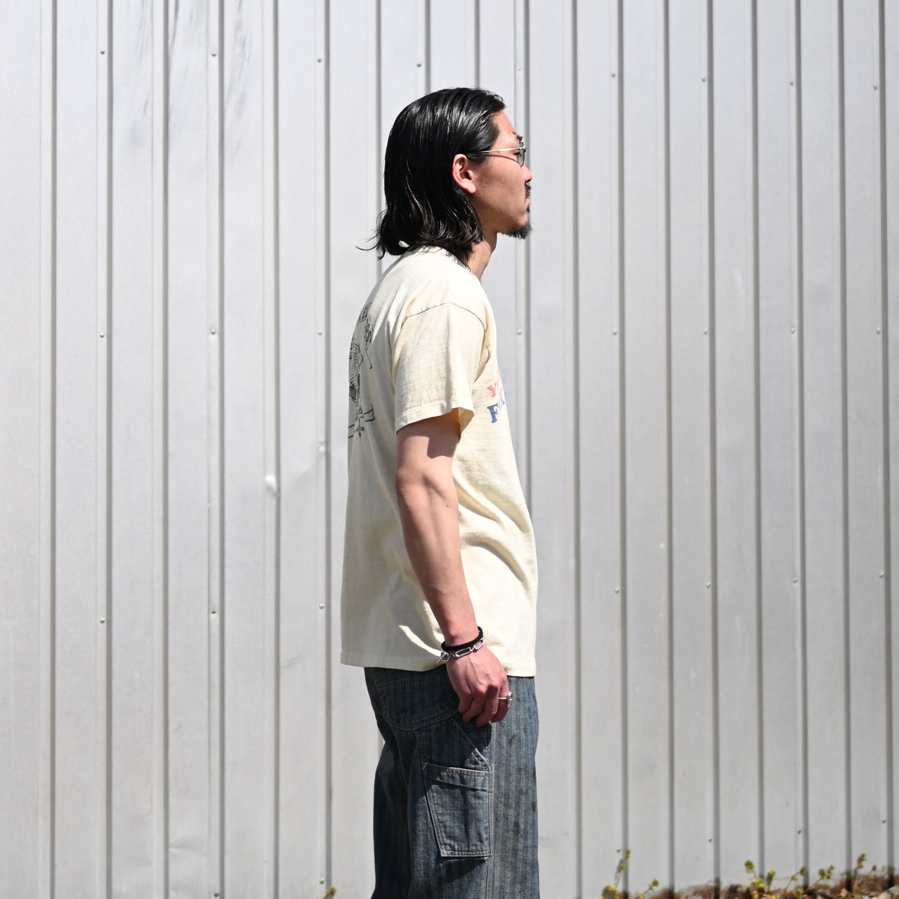 BOWBOW(バウワウ)UNIQUE POCKET CHECKED FLANNEL SHIRT AGED,FER GRITGEAR PANTS AGEDコーディネート