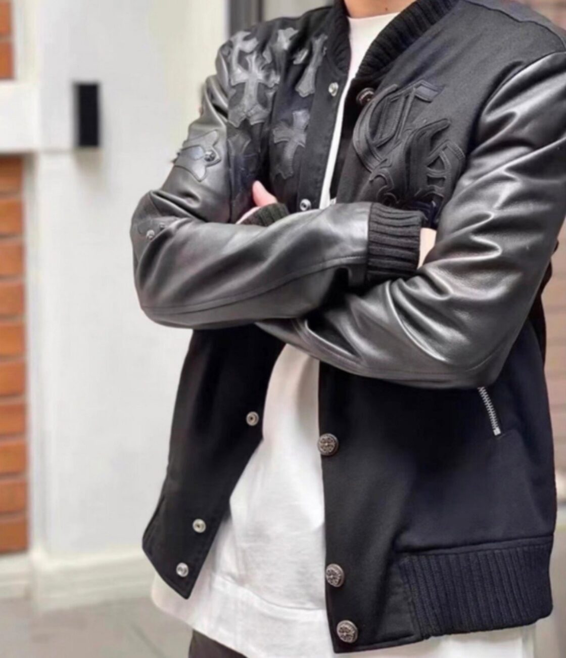 CHROME HEARTS クロムハーツ LETTERMAN JACKET レターマン ジャケット 