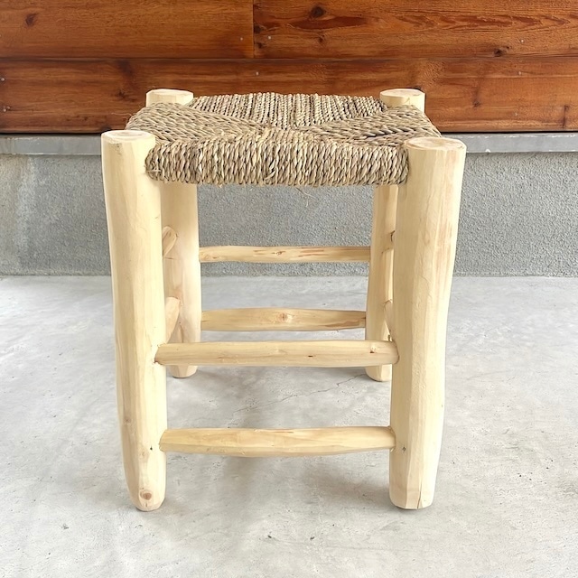 Moroccan wooden chair モロッコ ドーム木椅子 w34×34×h41cm (1)