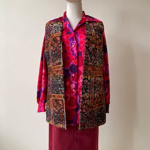 Alaggin 70s Vintage Gobelin tapestry Vest W143