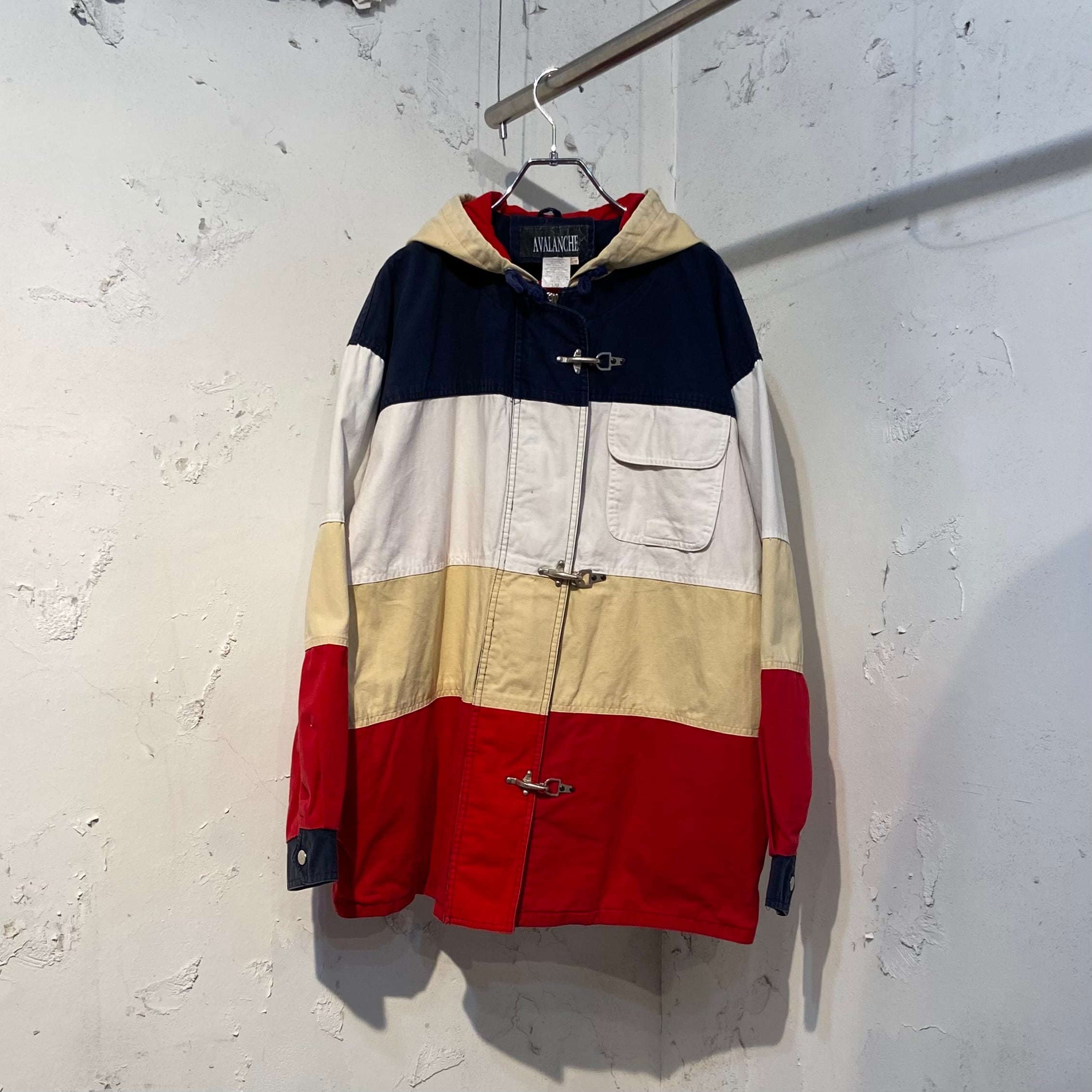 ジャケット・アウター Italian Fireman Hooded Jacket Padded M AVALANCHE / Hooded Border Fireman Jacket サイズL | Focal