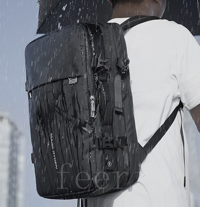MARK RYDEN ビジネスリュック 通勤用 リュック メンズ PU 大容量 撥水