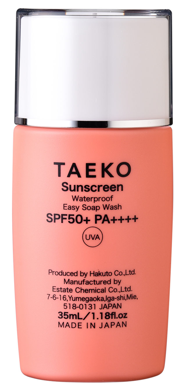 日焼け止め美容液TAEKO Sunscreen(SPF50 PA++++)　無添加処方