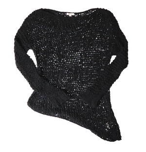 HELMUT LANG mesh knit black