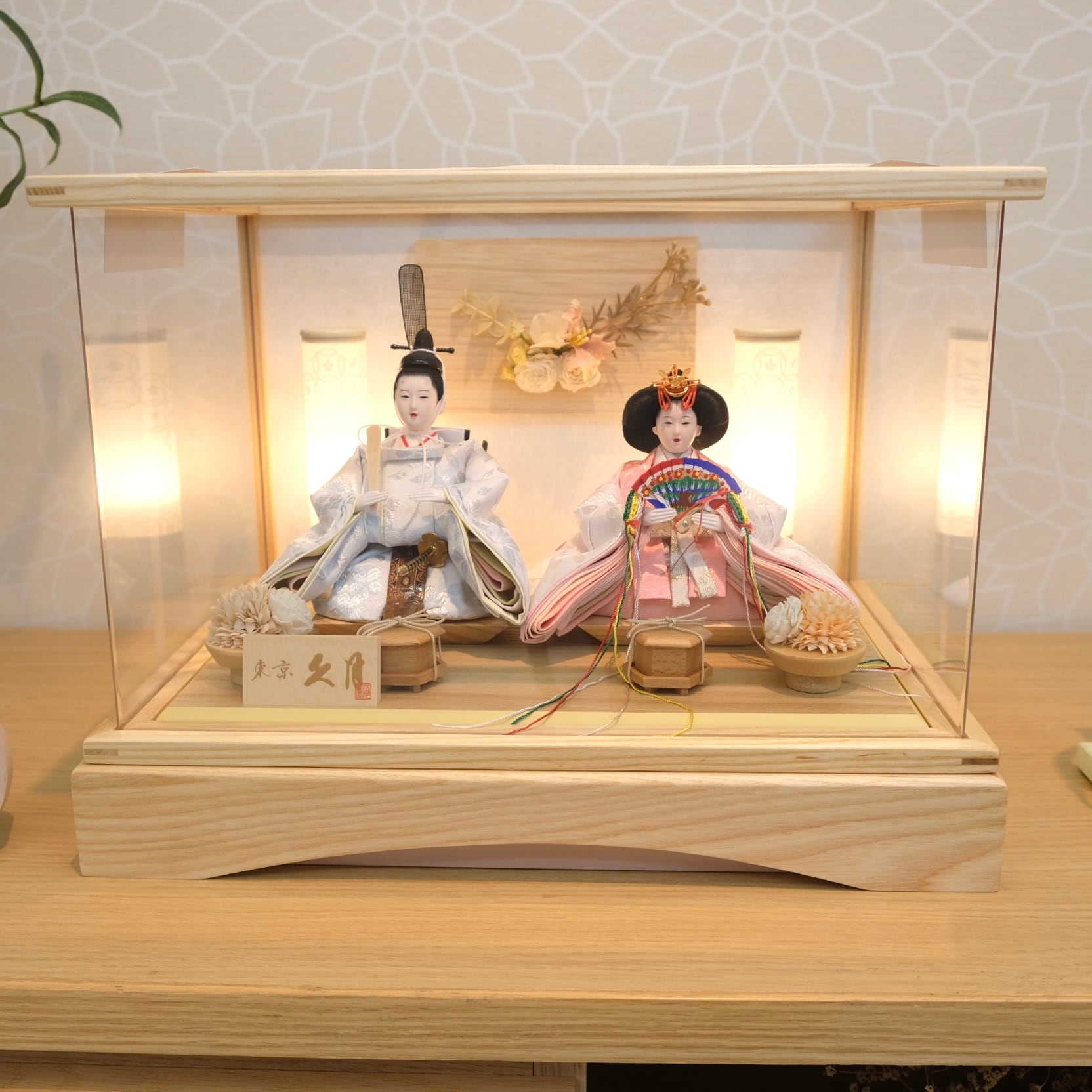 雛人形 久月 ケース飾り｜おしゃれ｜桃の節句｜女の子｜久月正規取扱店