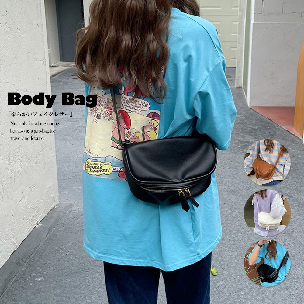ボディバッグ レディース 小さめ レザー 韓国 おしゃれ 大人 カジュアル かわいい ショルダー 斜め掛け 大人可愛い 大人女子 Ritz Chic レディースファッション通販