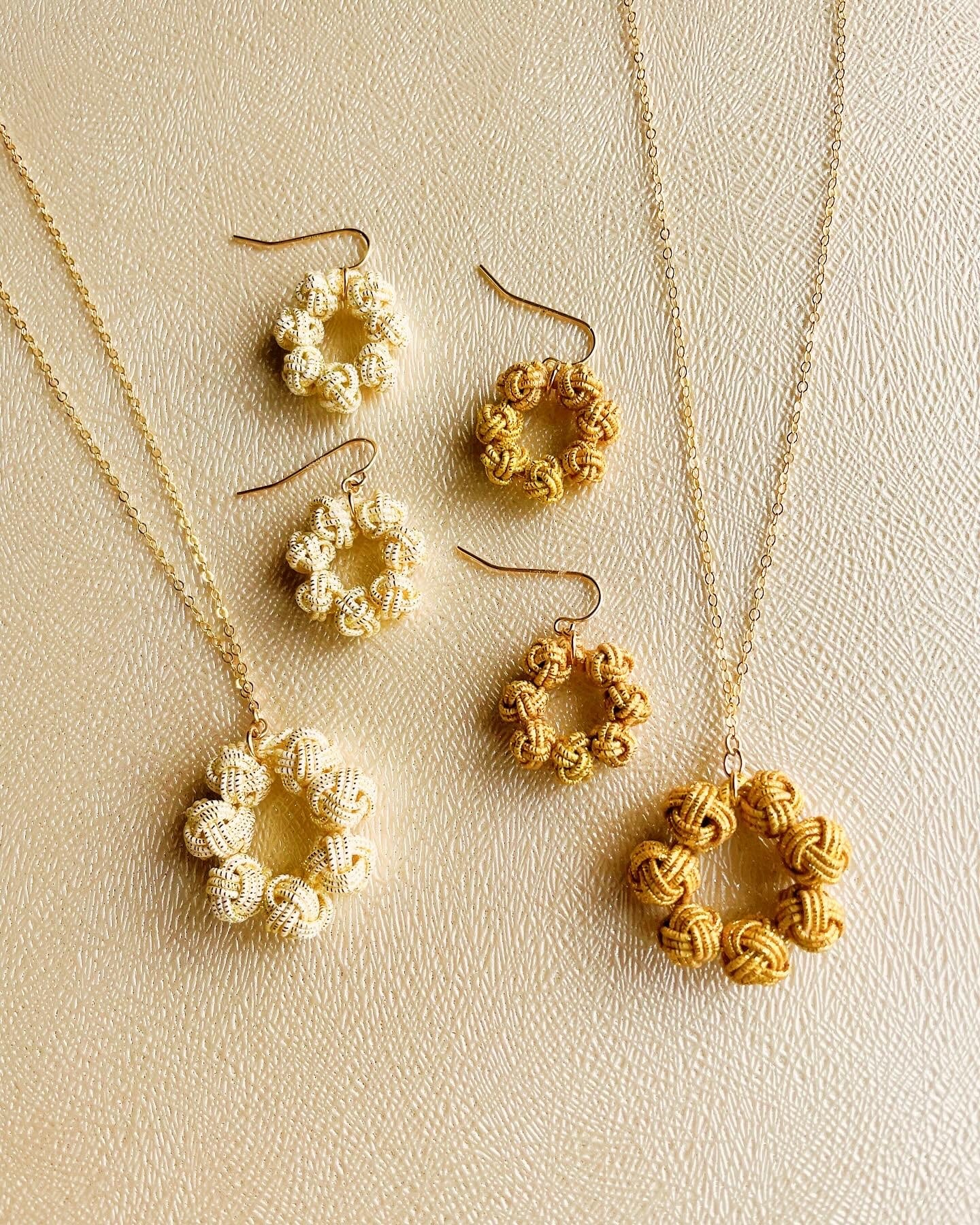 水引ネックレス - MISUZU - ゴールド | 紙単衣 - kamihitoe