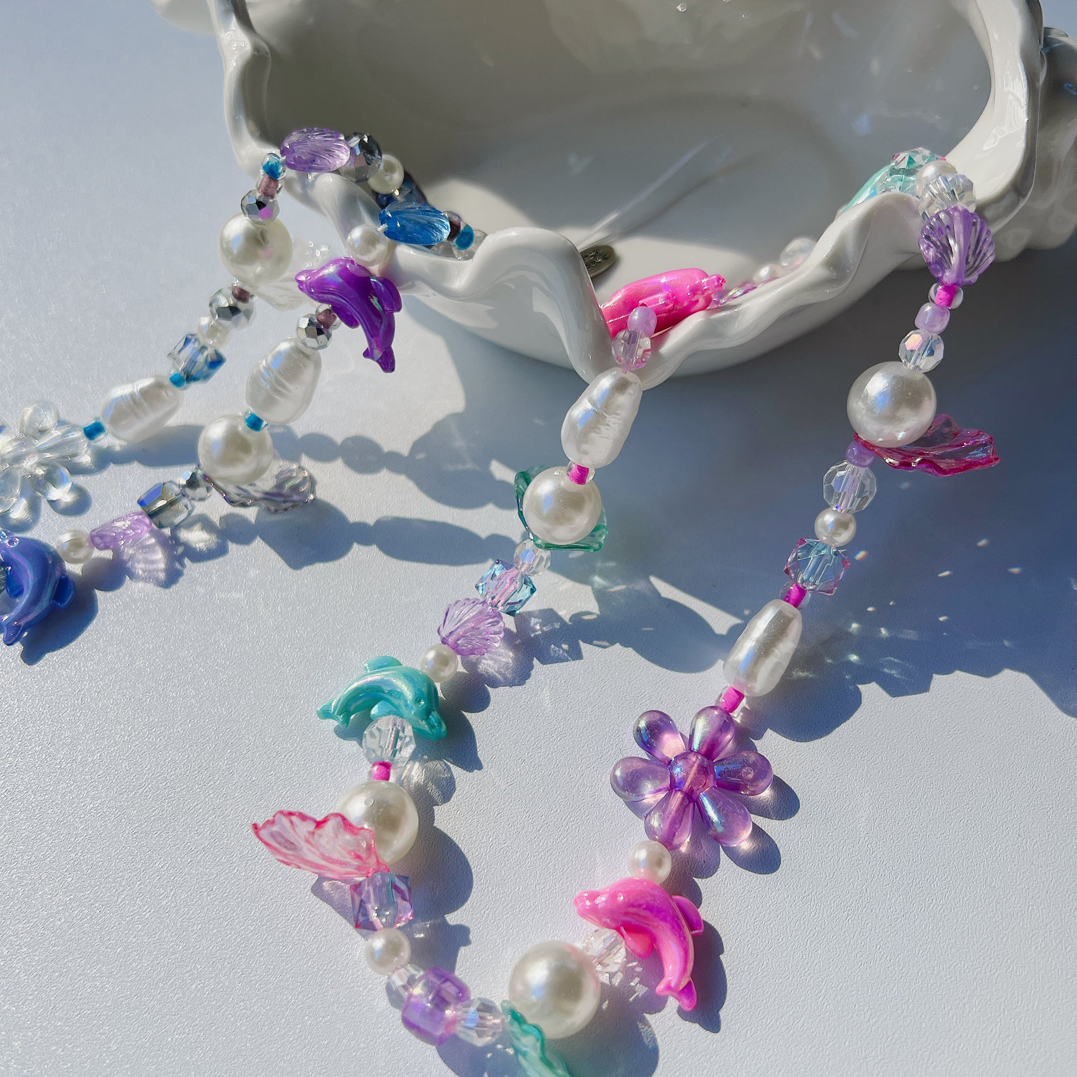 ꒰ fancymade ꒱ dolphin phone strap【SR-0186】 | fancypods 팬시폿즈