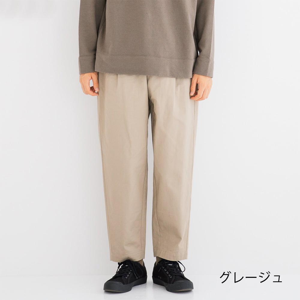 リネン RINEN 16/1チノテーパードラクパンツ(R43204)全3色