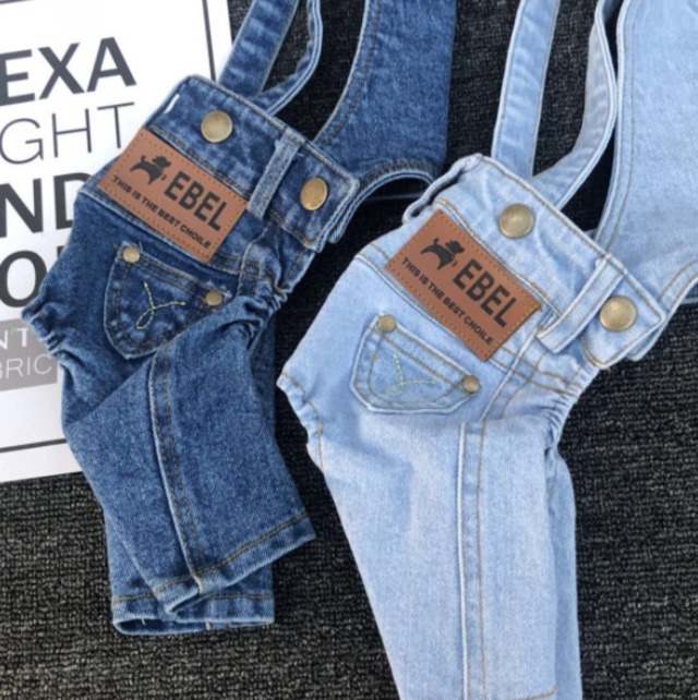 《予約》2101313　デニムオーバーオールロンパ