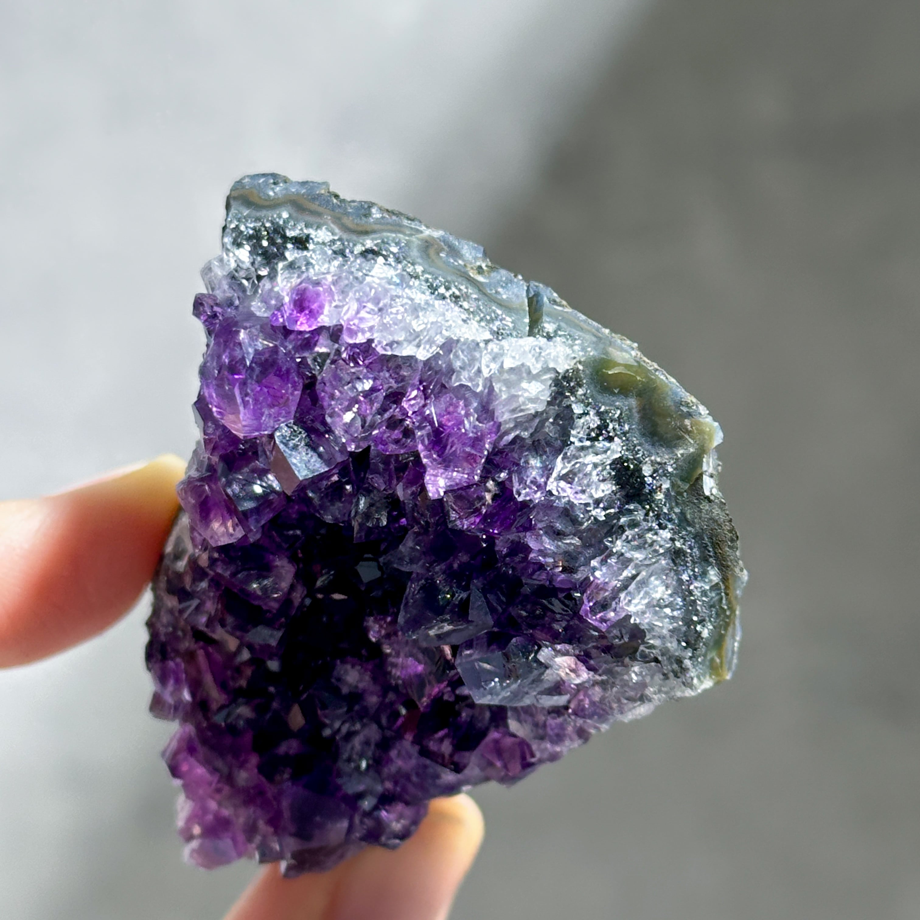 アメジスト　原石　鉱物 高品質】ウルグアイ産アメジスト 原石62◇ Amethyst ◇天然石・鉱物
